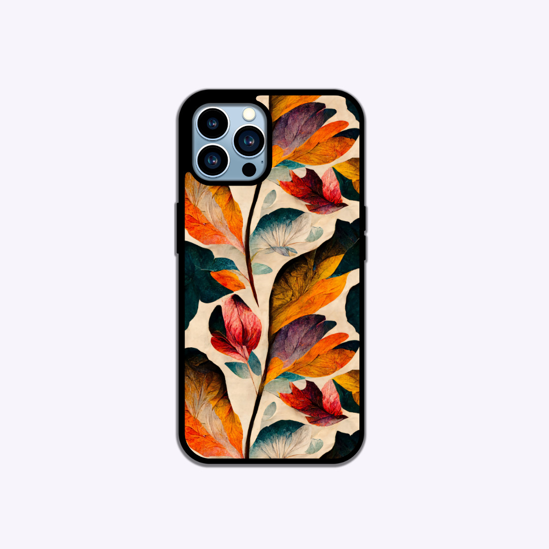 autumn leaves phone case