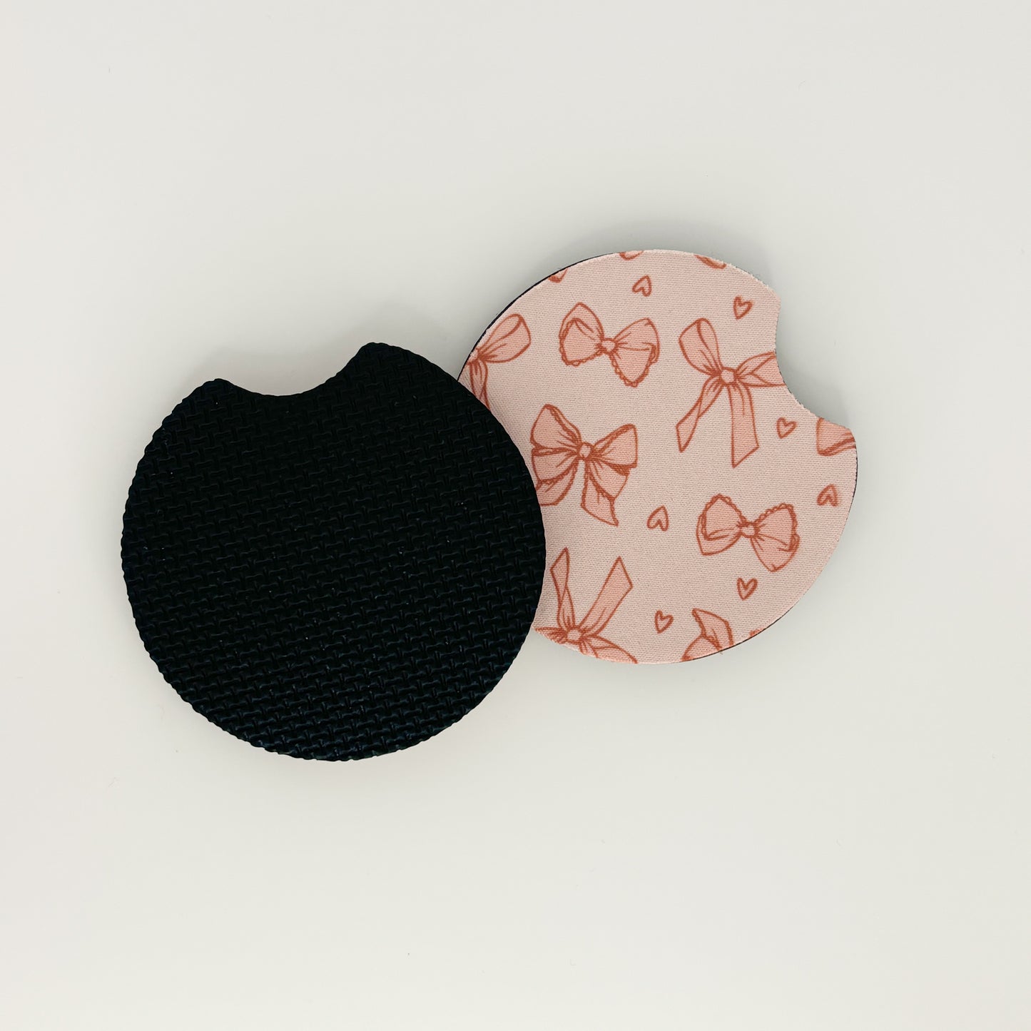 bow car coasters set