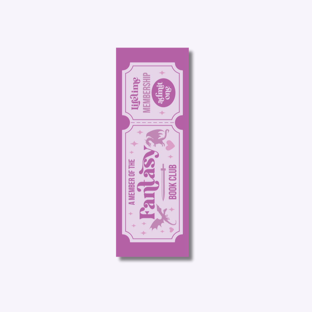 fantasy book club bookmark