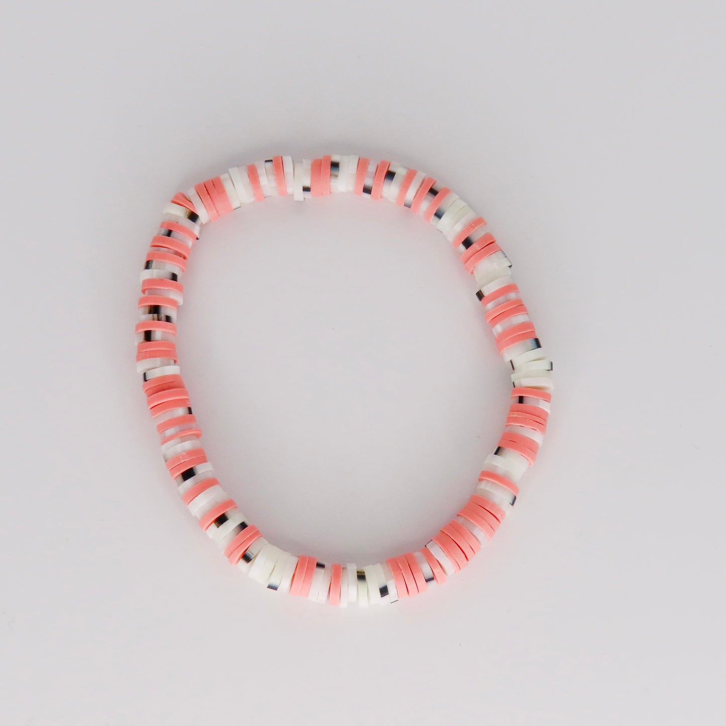 crush clay bead bracelet