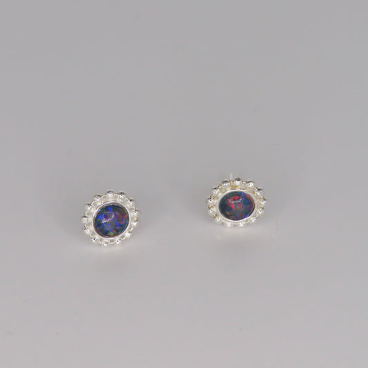 october birthstone eternal stud earrings