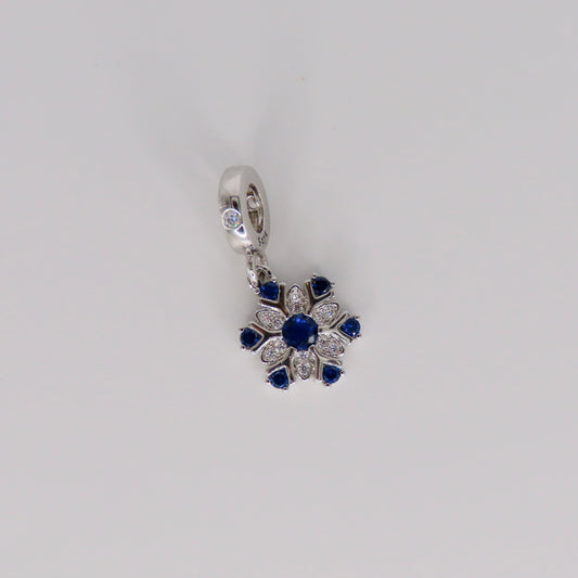 winter kiss snowflake charm