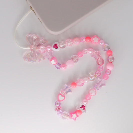 pink candy crush phone charm