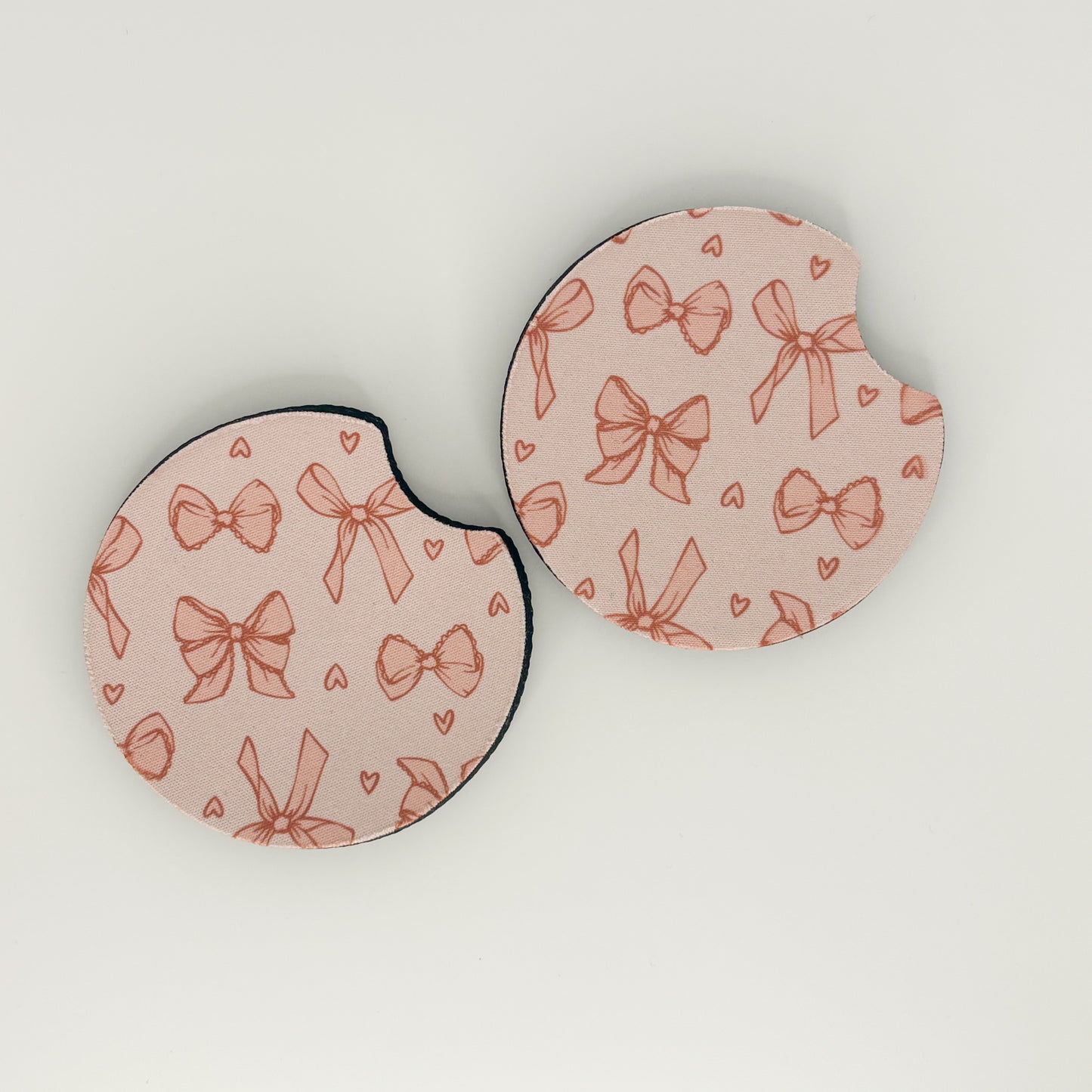 bow car coasters set