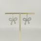 sparkle bow earrings