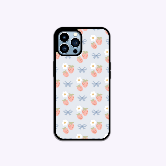 ribbon bloom phone case