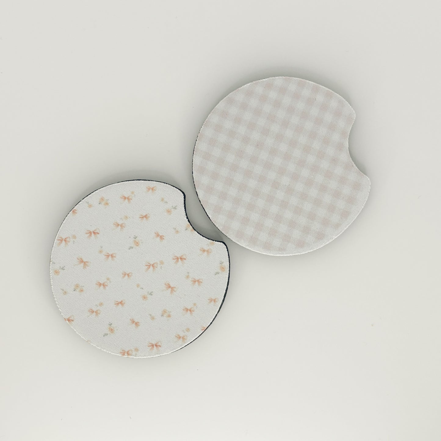 coquette car coasters set