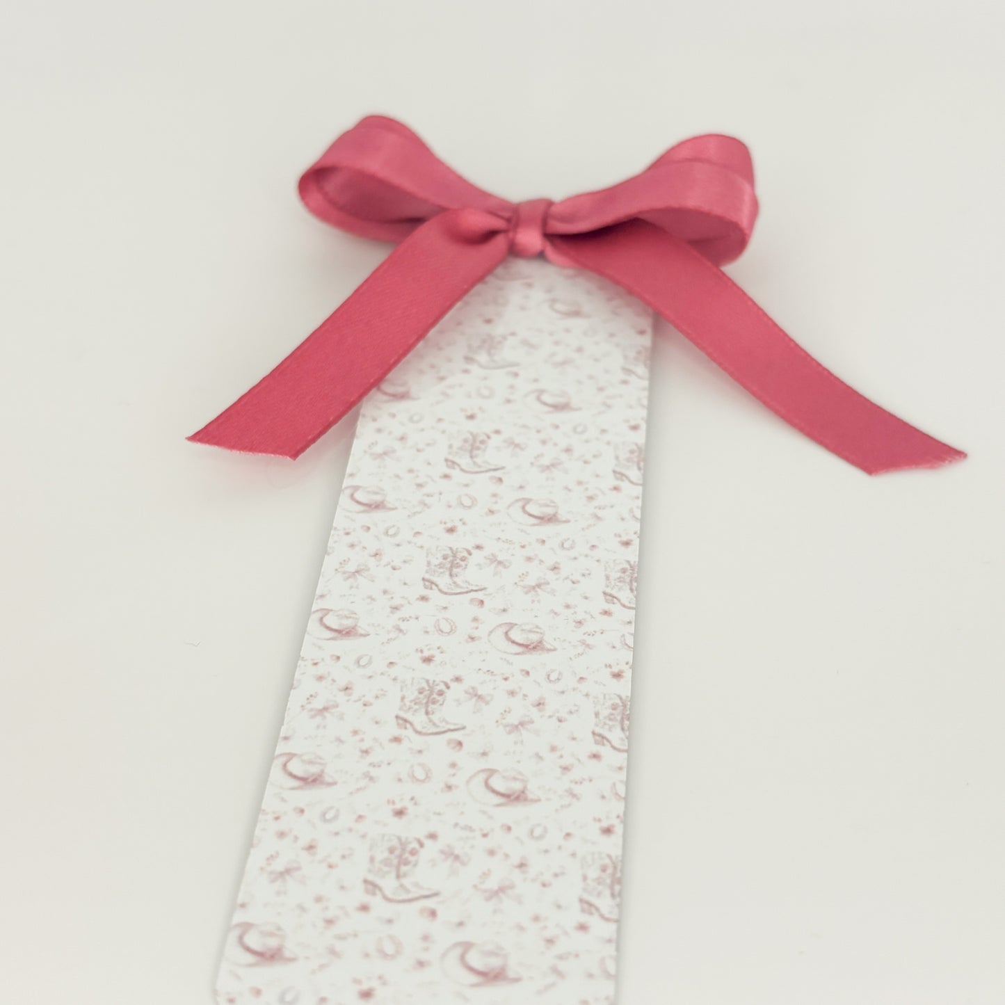 coquette cowgirl mini bookmark