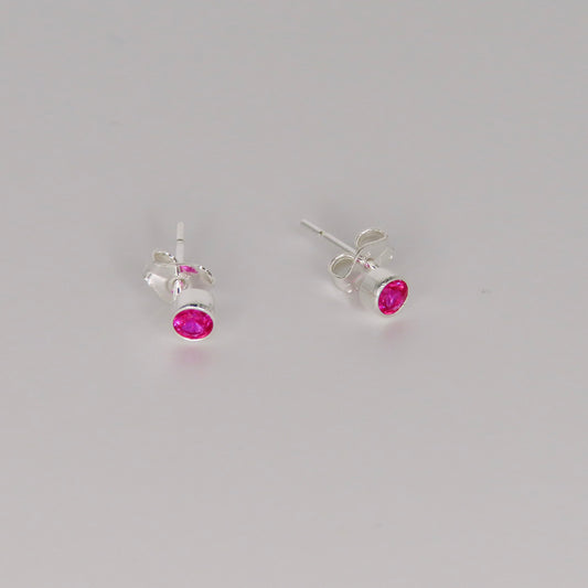 october birthstone crystal stud earrings