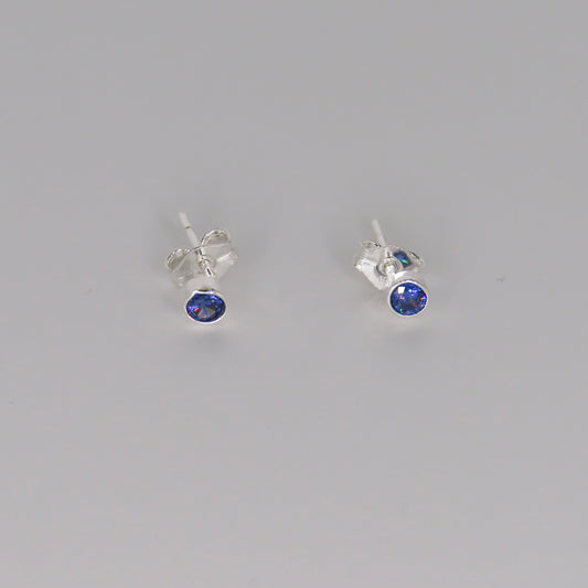 september birthstone crystal stud earrings