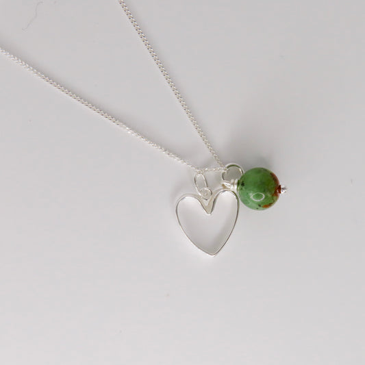 may birthstone necklace