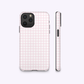 pink gingham phone case