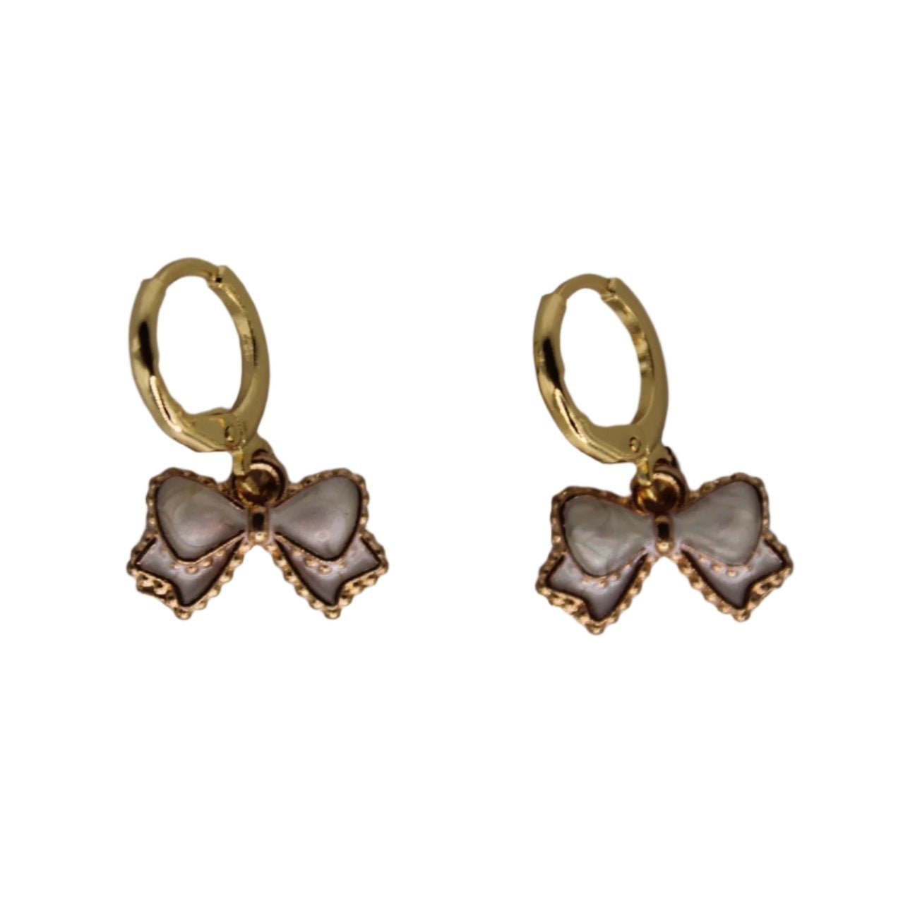 sweetheart bow earrings