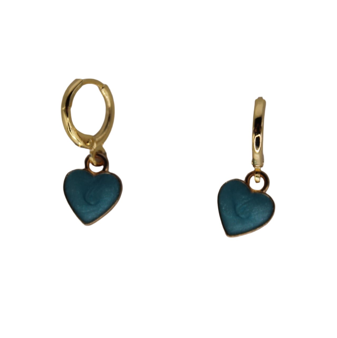 melted heart earrings