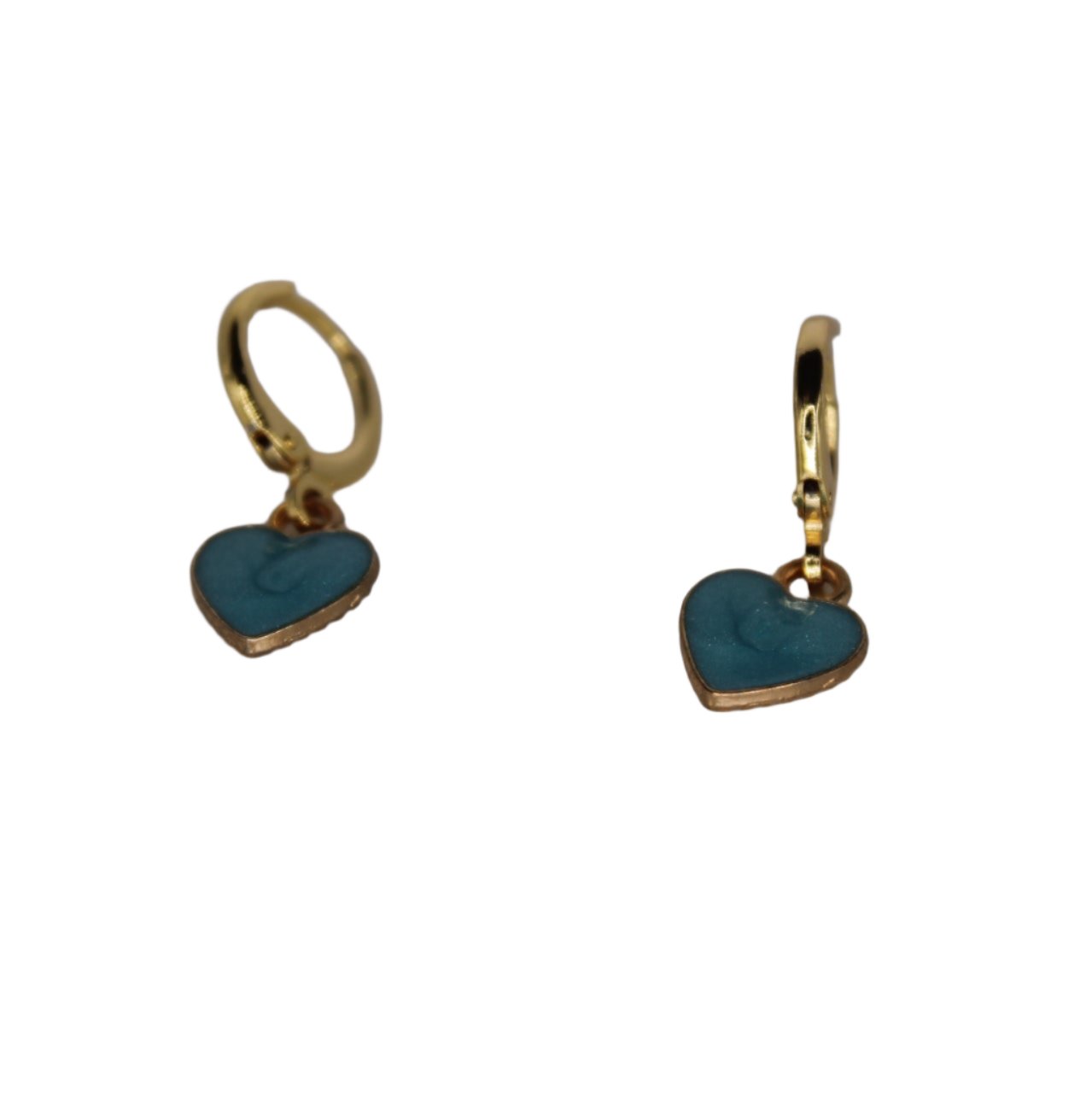 melted heart earrings