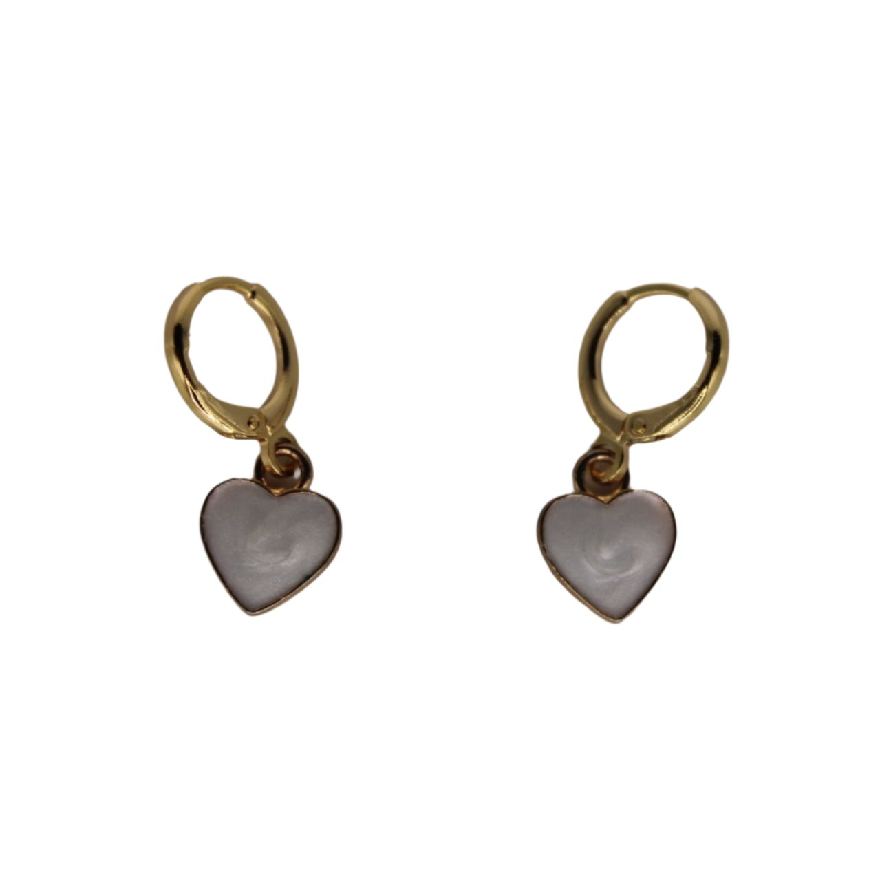 melted heart earrings