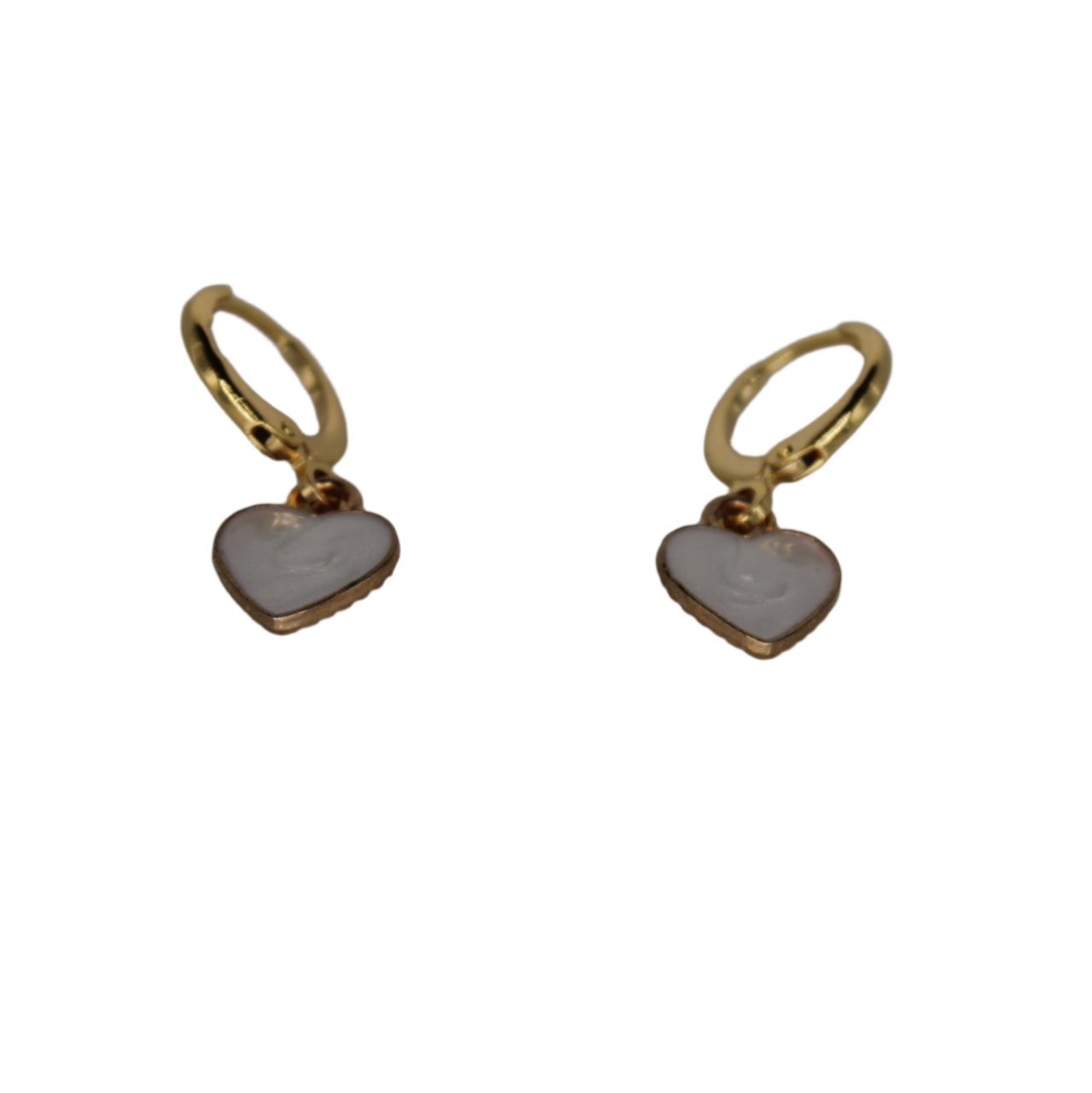 melted heart earrings