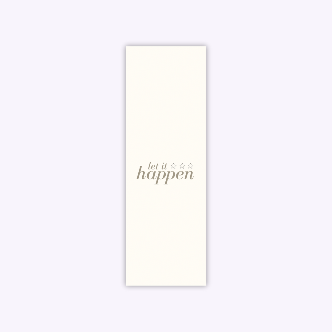 Let It Happen Bookmark