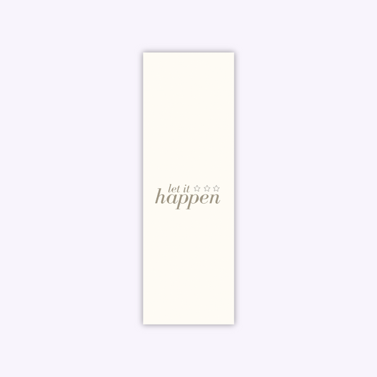 Let It Happen Bookmark